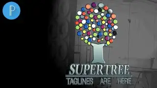 SUPERTREE Custom logo desighning in pixellab || Proffesional Logo In Pixellab || Company Logo..