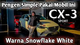 Mazda CX-3 1.5L Sport | Warna Snowflake White | Banyak Fitur Unggulan | Sudah Sunroof