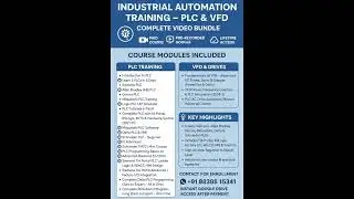 Industrial Automation Training – PLC & VFD Complete Video Bundle