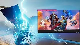 НАБОР БОГИ ГРОМА ФОРТНАЙТ | ГЕЙМПЛЕЙ!