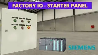 Siemens TIA  & Factory IO Starter Panel PLC program