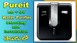 Pure it Advanced Plus Mineral RO + UV Unboxing and Review in Telugu By Vamsi