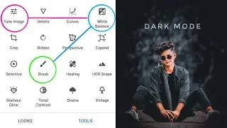 Snapseed- Atharv Raut Inspired Dark black tone photo editing tutorial | Snapseed photo editing