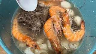 HOMEMADE MOOSE PHO + SEAFOOD & MUKTUK