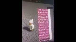 I made an infinite music selection in Roblox studio