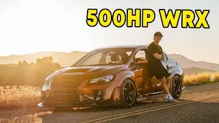 RIPPING MY 500HP WRX ON THE CANYONS!
