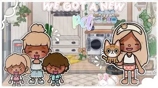 We got a *NEW* pet! 🐈🌻🫧 *with voice* || Toca Boca life world 🌍