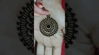 Circle Mehandi design | Round Mehndi design #shorts