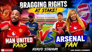 MAN UNITED FANS VS ARSENAL FAN RIVALRY MATCH AT NYAYO STADIUM. BRAGGING RIGHTS AT STAKE.