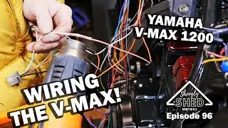 Wiring a Custom V-Max! Yamaha V-Max 1200 - Shoogly Shed Motors Episode 96