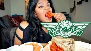 WingStop MUKBANG [Buffalo & Garlic Parmesan Wings] Eating Show