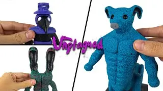 ESCULPIENDO a PIGTAUR, DOCTOR DE PLAGA y TWINS con Plastilina - UNPLAGUED