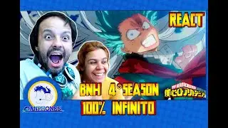 REACT - Boku no Hero 4°Season 76°Ep -|- 100% Infinito