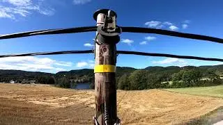 #Часть3 - Заготавливаем столбы. Интернет, Норвегия. Работа на высоте.  Fiber Internet