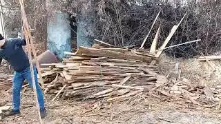 Как быстро пилить горбыль