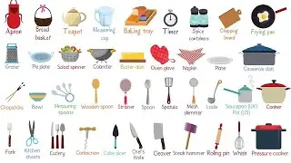 Kitchen Vocabulary | English listening practice | Improve Your English Listening Skills Quickly