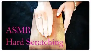 ASMR - Hard Scratching on wooden box and cardboard - Tingles - (No talking)
