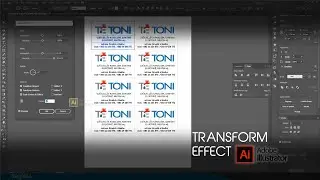 How to Use Transform Effect to Duplicate Business Cards