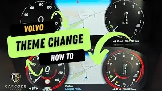 Volvo Themes - How to Change Theme on Instrument Cluster Speedo