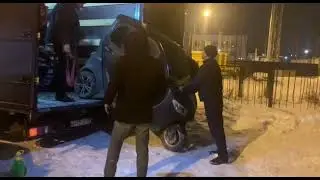 Выгружаем TRISCOOTER опасно))