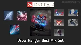 Drow Ranger Best Mix Set (Reaper's Wreath+Mania's Mask+Silent Wake)