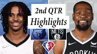 Memphis Grizzlies vs. Brooklyn Nets Full Highlights 2nd QTR | January 3 | 2022 NBA Season