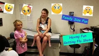Getting Flu Shots for 8 of our 9 Kids - Brave Children - Family Fun (2018)