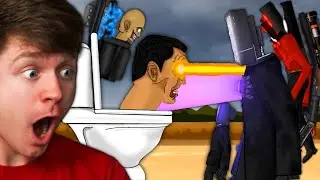 SKIBIDI TOILETS vs TV MAN vs SPEAKER MAN vs CAMERA MAN! (Reaction)