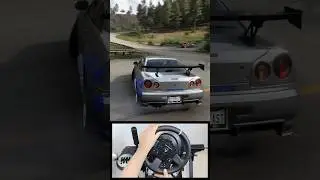 Drifting Paul Walker Nissan Skyline R34 GTR in Forza Horizon 5