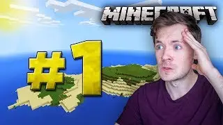 Minecraft Xbox Survival Island - Lets Play Part 1 [A NEW SEED] Xbox One Edition - W/Commentary