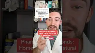 Homeopathic Products ARE NOT natural supplements. Pharmacist Explains 