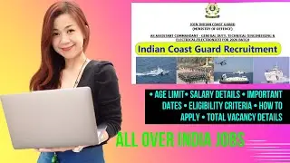 Indian Coast Guard Notification 2024 #coastguard #coast #coastal #notification #job