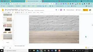 Creating a Virtual Classroom Background in Google Slides