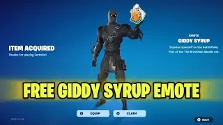 FREE Giddy Syrup Emote in the Item Shop #fortnite