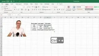 How to use Excels Flash Fill shortcut Ctrl+E