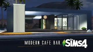 THE SIMS 4 | Modern Cafe Bar | Stop Motion | NOCC