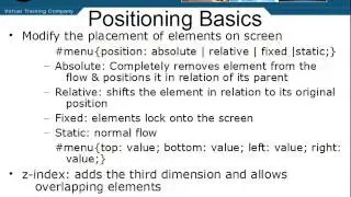 CSS 2 & 3 - 9.07 Positioning Basics (Part 2)
