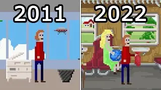 Evolution of McPixel (2011-2022)