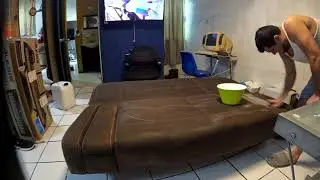 Limpieza detallada de sofacama