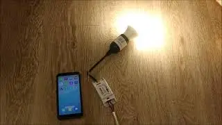 Демонстрация работы Wi-Fi реле Sonoff