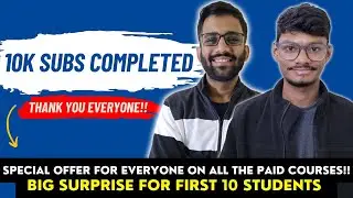 🔥10K Subscribers Completed on PrepFusion || Big Discount on PrepFusion Courses || Special Surprise