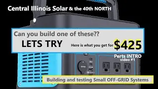 Building you own Power Station w/ LiFePO4 & 100w Panel. #batterybackup
