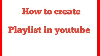 How to create playlist in youtube (Subscribe to my channel)