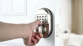 Rekeyable Deadbolt Lock  Round Mechanical Deadbolt Door Lock