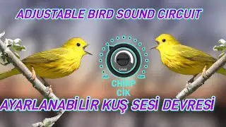 Ayarlanabilir Kuş sesi devresi | farklı efekt | adjustable bird sound circuit | different effect DIY