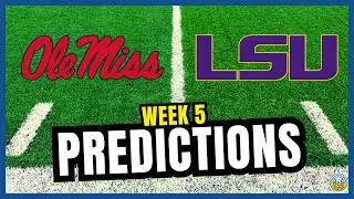 Ole Miss vs. LSU PREDICTIONS | 2023 College Football Predictions | SEC Week 5