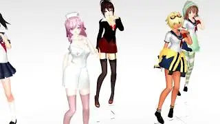 mmd x yandere simulator rivals sexy love X3