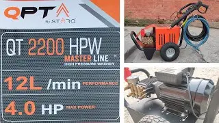 QPT QT 2200 4HP Commercial pressure washer by STARQ | 12LPM | 3000W