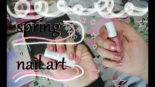 easy spring nail art design using essie nailpolish