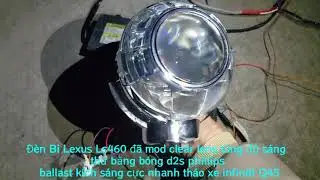 Bi Lexus Ls460 ánh sáng cực khủng
